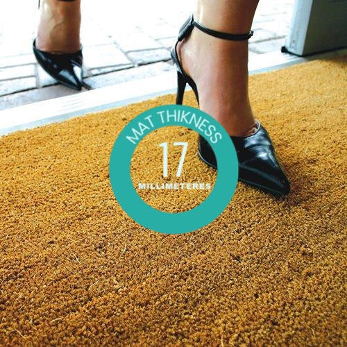 17 mm thickness anti slip coir doormat
