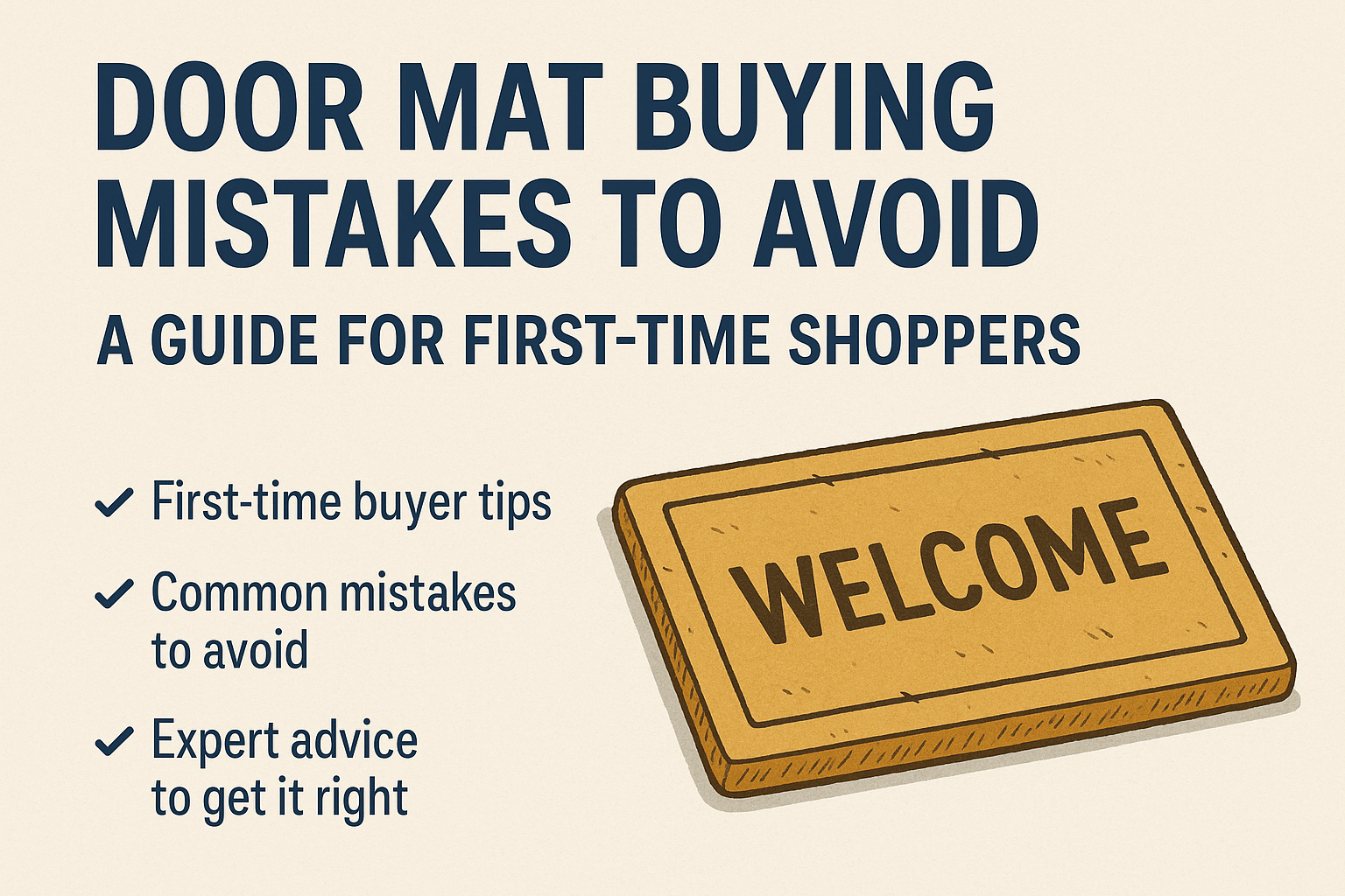 Door Mat Buying Mistakes to Avoid: A Guide for First-Time Shoppers