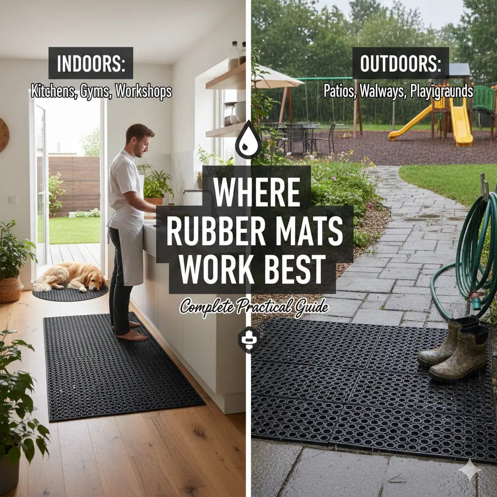 Where Rubber Mats Work Best Indoors and Outdoors – Complete Practical Guide