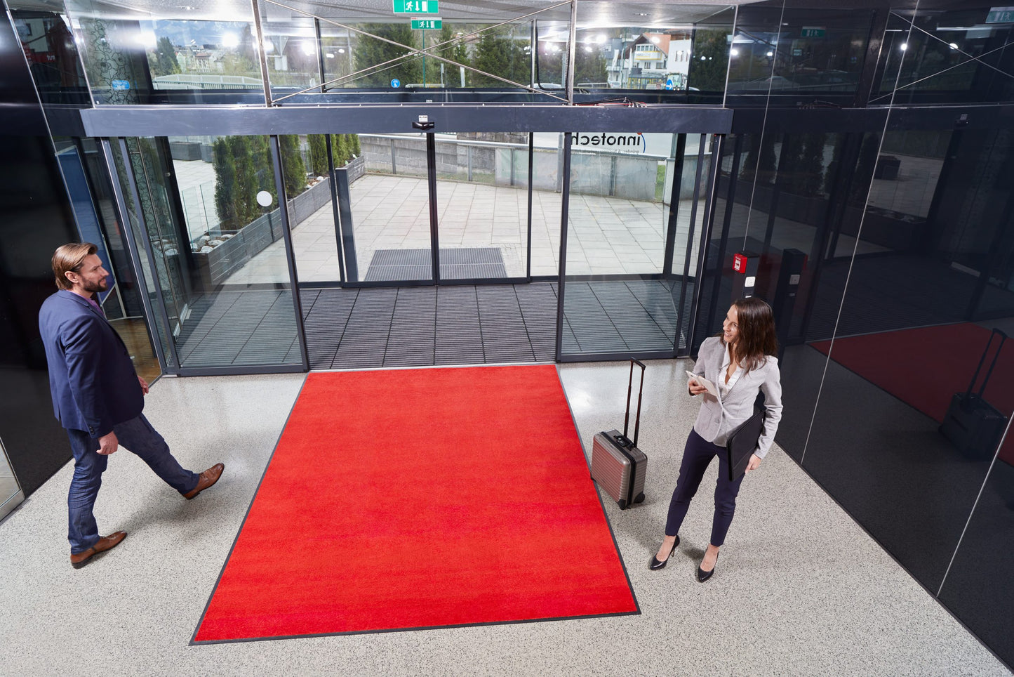 EMI Mono Entrance Mat - Red