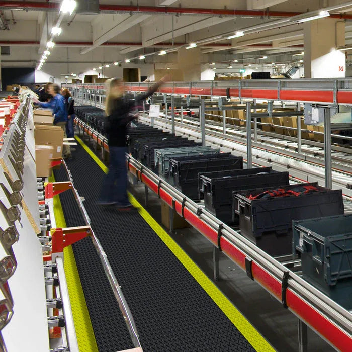 Cushion Trax Anti Fatigue Mats in use