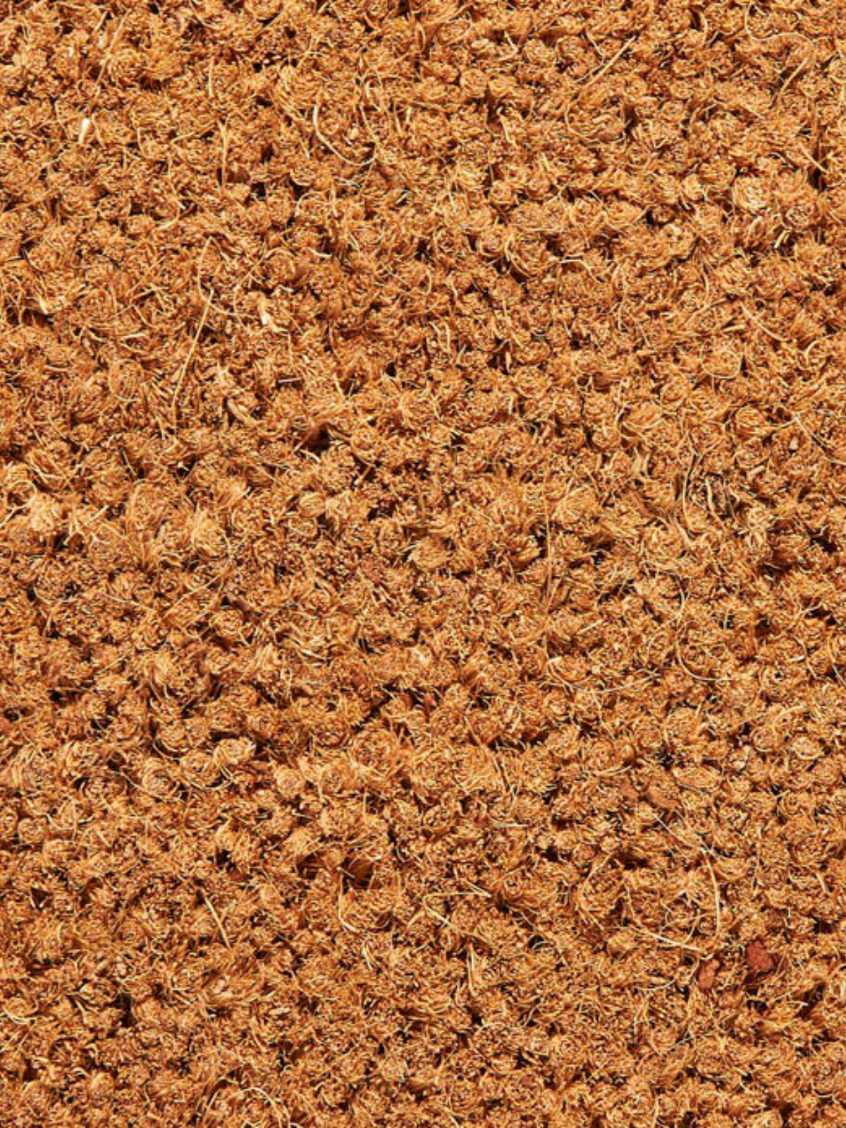 Custom cut natural brown coco mat