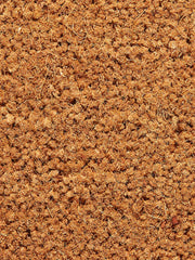 Custom cut natural brown coco mat