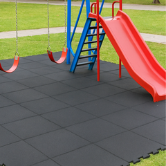 Playground Mat - Indoor/Outdoor Interlocking - 1m x 1m