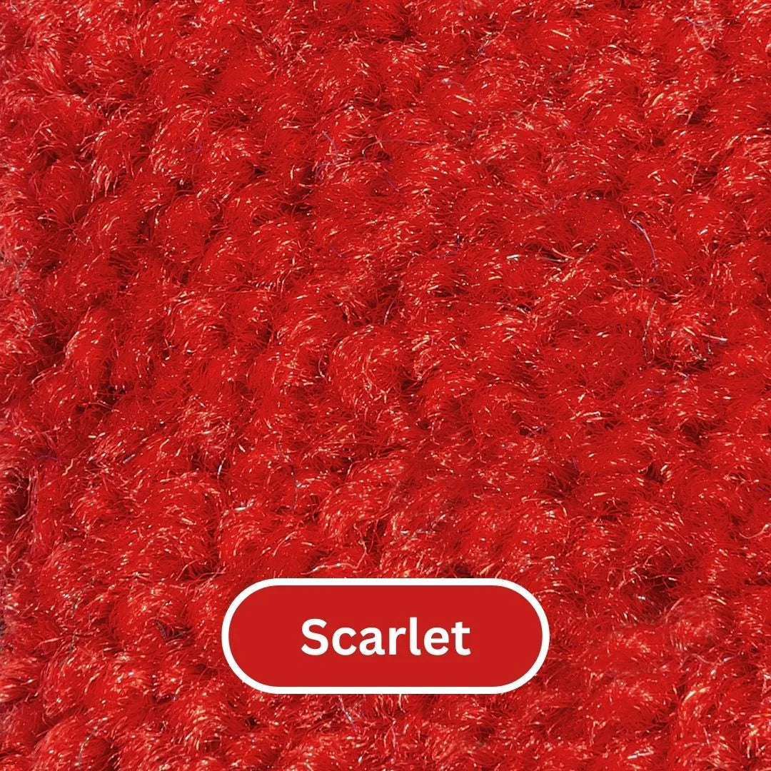 Scarlet entrance mat
