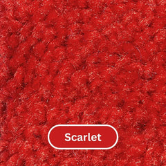 Scarlet entrance mat