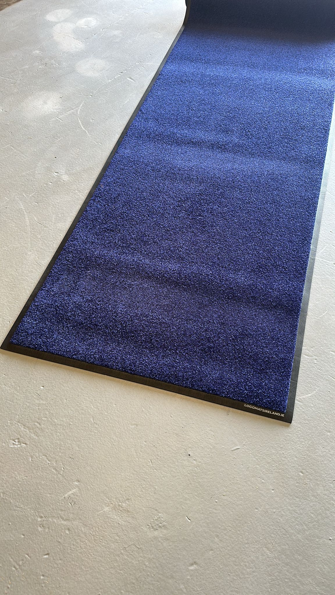 Platinum Range Navy Blue Runner Mat - 85cm x 390cm - BB