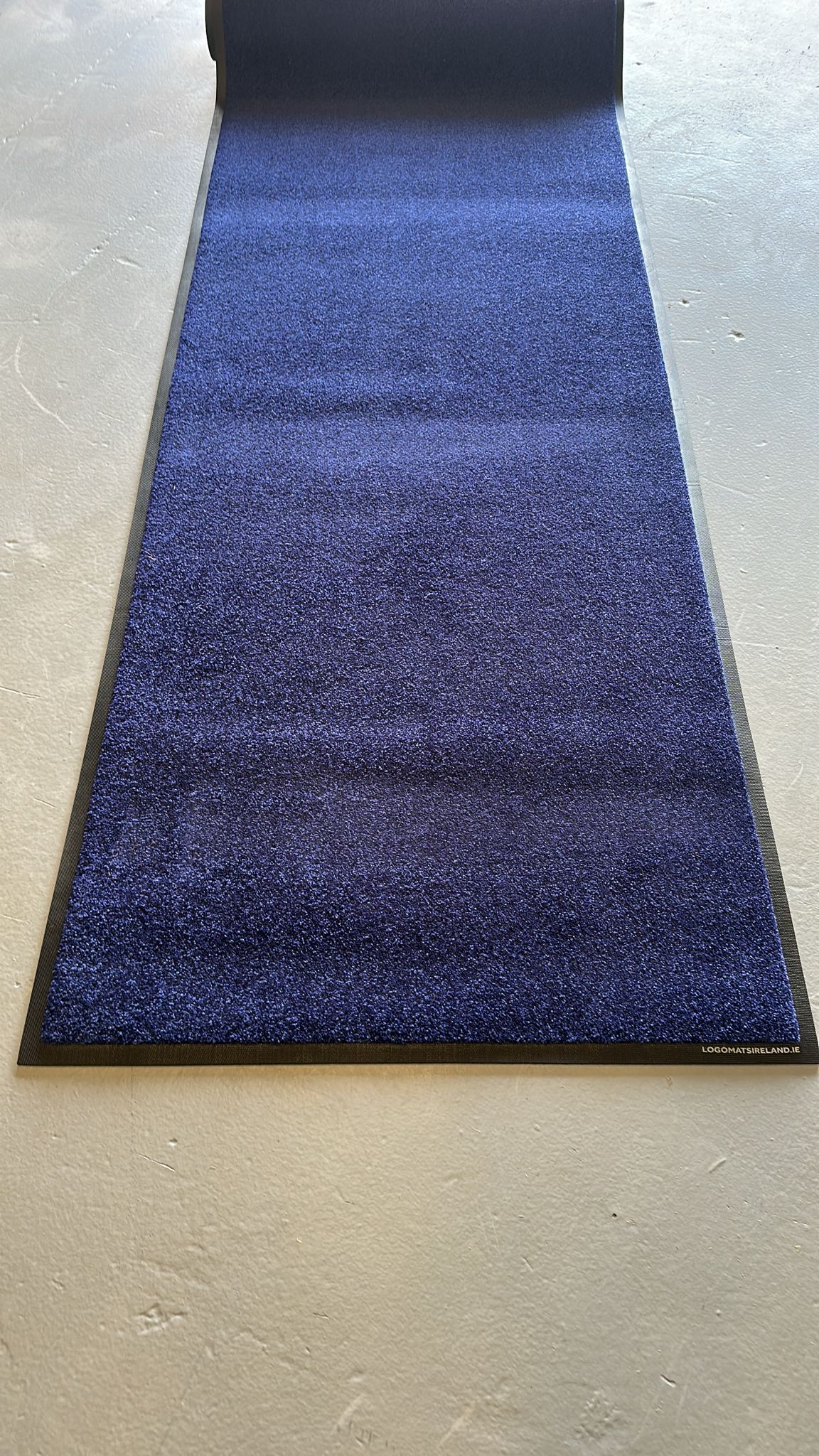 Platinum Range Navy Blue Runner Mat - 85cm x 390cm - BB