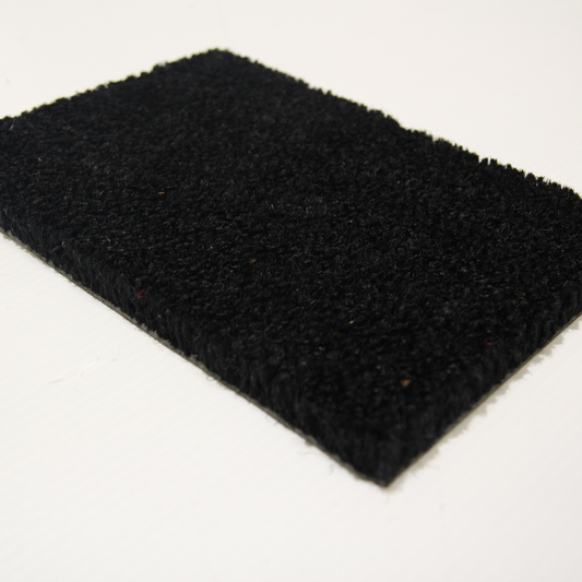 black color coir mat